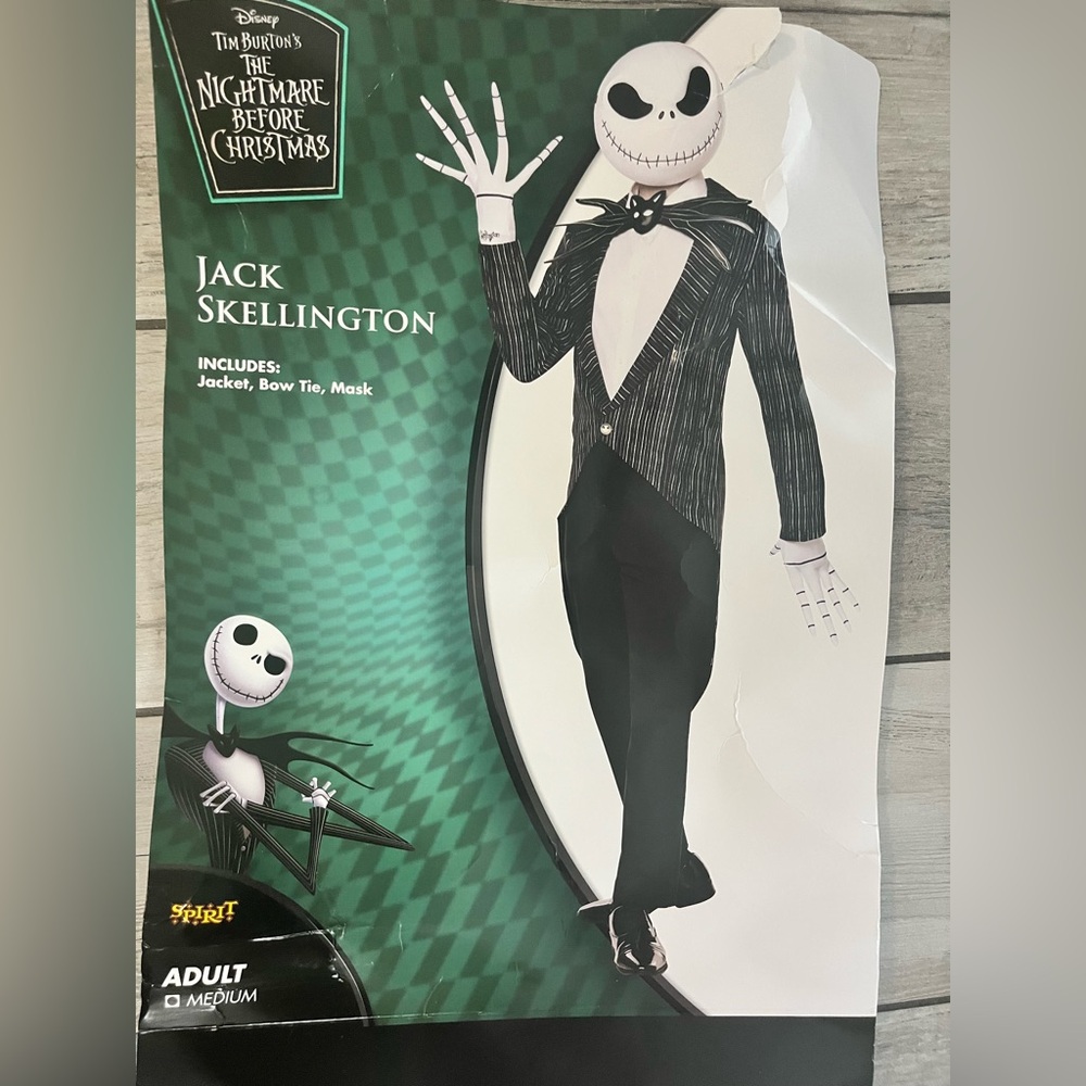 Jack Skellington Halloween Costume - Adult Medium